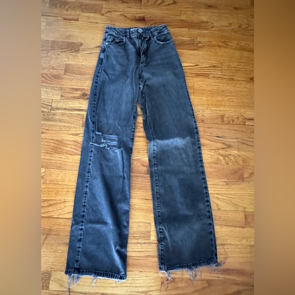 Garage Jeans Garge Jambe Wide Leg Jeans Distressed 023 Poshmark